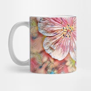 Pink Lunapic Geraniums Mug